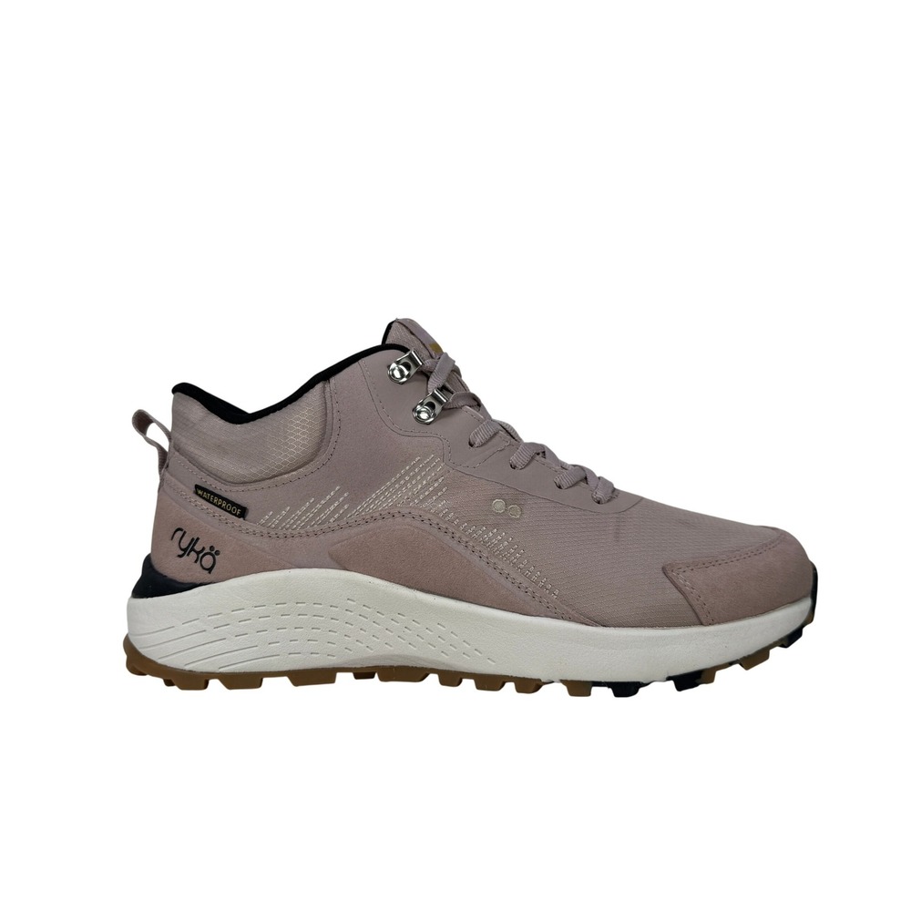 Ryka Kenai Mid WP Hiking Boots Womens 7.5‎ Pink Taupe Waterproof Trail Shoes